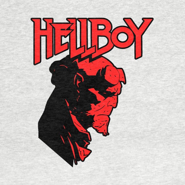 Hellboy Profile (Alt Print) by Nerdology